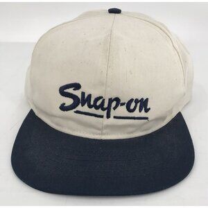 Vintage Snap-On Black Trucker Snap Back Swingster Hat Cap Unisex Adults USA Blue